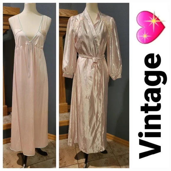 Vintage Nightgown Set - Picture 1 of 7